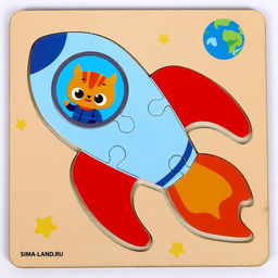 Пазл Ракета - Лесная мастерская фото 2