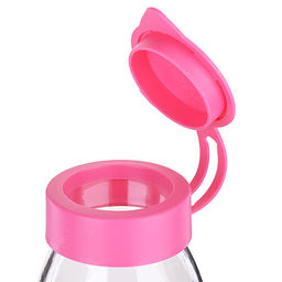 80559 Баночка с ложкой стекло 0,5 л РОЗОВЫЙ MB (х15) - Mayer&boch фото 2