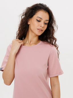 ***Трикотажное платье LINGEAMO пудрово-розовое ВП-05 (102)  фото 9