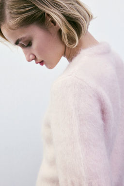 Mohair-blend cardigan - H&m фото 4