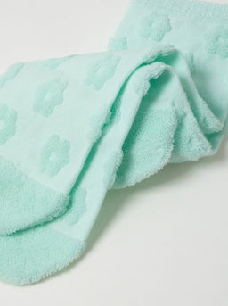 Цена за 2 пары. Носки Теплые CONTE COMFORT Махровые носки из хлопка с объемными рисунками бледно-бирюзовый - Conte elegant фото 5