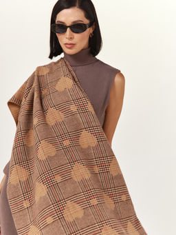 в составе ШЕРСТЬ и кашемир Большой, мягкий, теплый двусторонний палантин. - Tantino фото 10