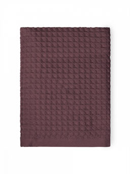 Полотенце для лица 50x90 марсала вафельное полотно