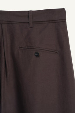 LIMITED EDITION LYOCELL-LINEN BERMUDA SHORTS - Zara фото 8