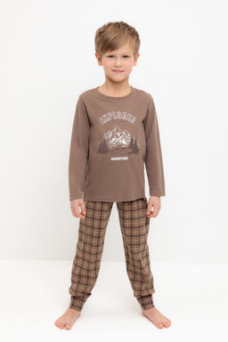 Пижама детская Crockid К 1606 сосновая кора хлопок  фото 5