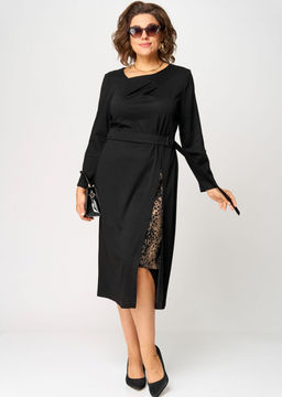 Платье EVA GRANT 7220Б принт капучино