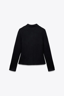 BUTTONED KNIT CARDIGAN - Zara фото 15