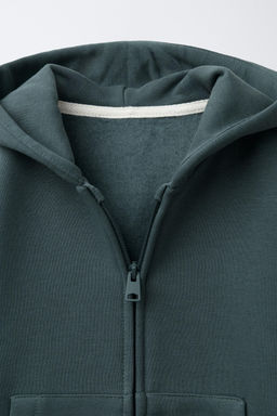 PLAIN PLUSH HOODIE - Zara фото 3