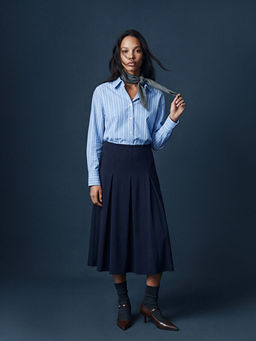 Beli Fermuarl? Pileli Etek