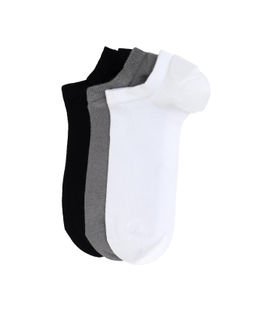Erkek Bambu Kar___ml_ 3l_ Paket Beyaz Patik Basic _orap