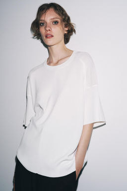 OVERSIZE PLAIN KNIT TOP - Zara фото 13