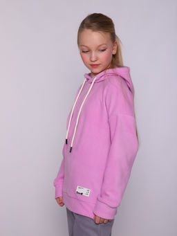 Толстовка флис худи лаванда, ТК-34-1 - От егорки до егора фото 4