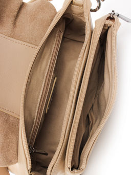 LACCOMA сумка АУ4497-бежевый натуральная кожа хлопок