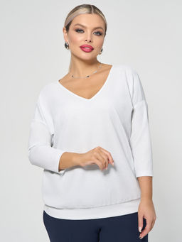 Джемпер 0057-9 белый бриллиант