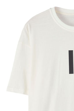 TRENDYOL MAN Ekru-Siyah Oversize/Genis Kesim 2li Paket Cizgi Bask?l? %100 Pamuk T-Shirt TMNSS25TS00210 - Trendyolmilla фото 9