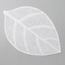 Салфетка сервировочная Доляна Листочки, цв.белый, 30*45 см  фото 2