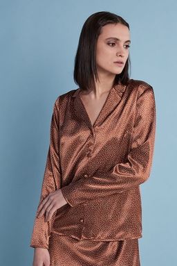 Блузка 123.030011/коричневый