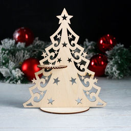 Цена за 2 шт. Салфетница Нарядная ёлочка, 24,520,50,3 см