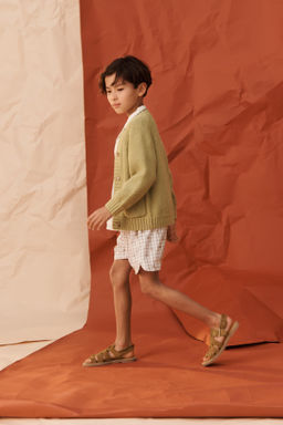 CHAQUETA PUNTO PESPUNTES BORDADOS LIMITED EDITION / verde lavado - Zara фото 2