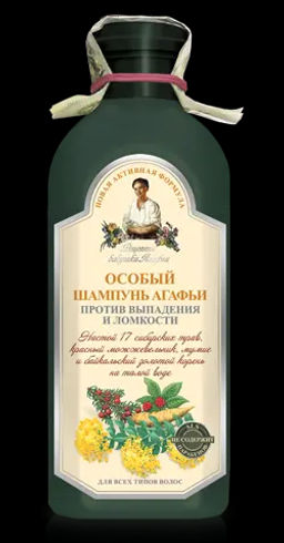 РБА Шампунь (350 мл) "Особый шампунь Агафьи" пр/выпадения вол. 12