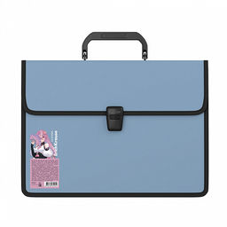 Цена за 1 шт. Портфель пластиковый ErichKrause Soft Manga, с 2 отделениями, с текстильной вставкой, A4, ассорти (в пакете по 1 шт.)