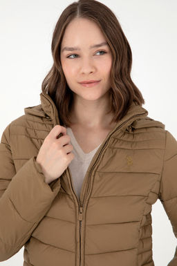 Женское пальто цвета хаки Неожиданная скидка в корзине - U.s. polo assn фото 9
