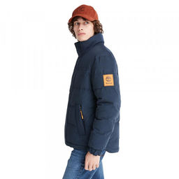 Мужская куртка Timberland Jacket DWR Welch Mountain Puffer синяя  фото 9