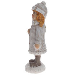 Фигурка декоративная "Мальчик/Девочка", L6 W4 H12,5 см, 2в.