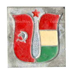 Значок Дружба СССР-Венгрия