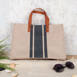 Сумка 33x13x25 / BLY-105 /уп 80/серая полоса - Галеонтрейд фото 2