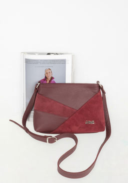 Cумка женская из натуральной кожи и замши