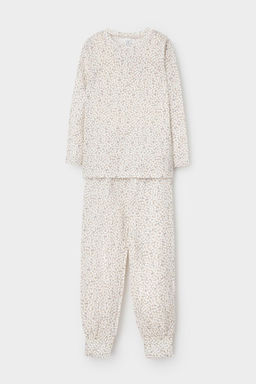 К 1561/сливочный,лепестки цветов пижама дет - Crockid фото 2