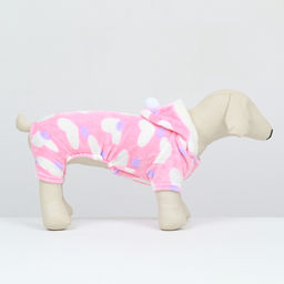 Комбинезон Любовь с капюшоном, размер S (ДС 25 см, ОГ 35 см, ОШ 25 см), розовый - Simaland фото 15