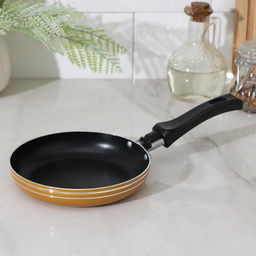 Сковорода Лерой, d=14 см, пластиковая ручка, антипригарное покрытие, алюминий, цвет МИКС - Simaland фото 8