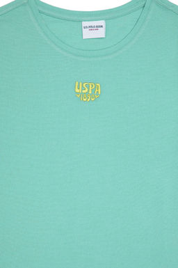 U. S. Polo Assn / Мятная футболка с круглым вырезом для девочек - U.s. polo assn фото 9