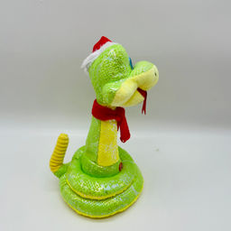 Мягкая игрушка Змея музыкальная в шапке и шарфе 26 см - Storyland фото 5