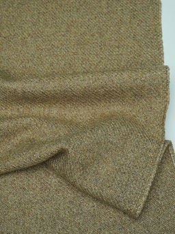 Шерсть пальтово-костюмная Твид цв.Оливково-песочный, ш.1.5м, шерсть-50%, п/э-50%, 370гр/м.кв - Купава фото 4