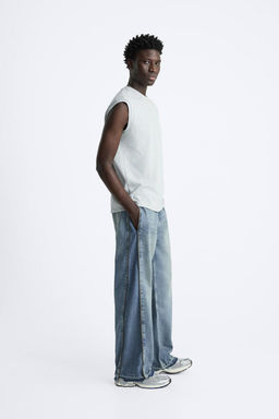 FLARED JEANS WITH ZIPS - Zara фото 4