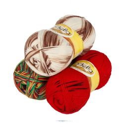 Пряжа ADELIA JAKE 75% шерсть, 25% нейлон 5 шт. х 100 г 400 м  15 м