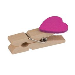 Blumentag WCLH-35 Декоративные прищепки 5 х 10 шт. 3.5 см A01 Сердечки ассорти