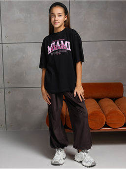 Футболка "Флорида" черный Девочка