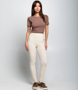 Леггинсы #КТ1689 (2), светло-бежевый