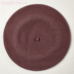 Берет фетр без отделки 11 Берет женский (56-58)