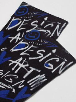 Цена за 2 пары. Носки Классические CONTE FANTASY Плотные носки с черным мыском и рисунком Art Design mix - Conte elegant фото 6