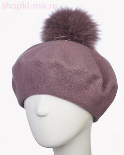 Берет фетр флис Помпон 115 Берет женский флис (58-59) - Tonak фото 7