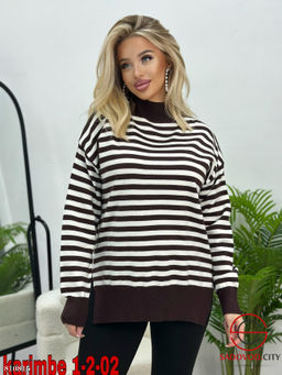 Кофта женская в полоску - Bruno фото 7