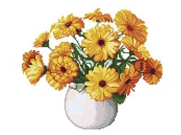 Кристальная (алмазная) мозаика ФРЕЯ ALVR-262 Календула 40 х 30 см