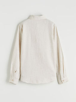 Erkek ?ocuk Keten Kar???ml? G?mlek