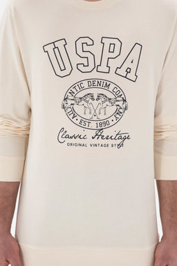 Мужская толстовка крема Неожиданная скидка в корзине - U.s. polo assn фото 6