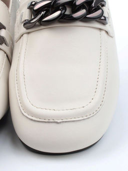 03-DCO117-2 BEIGE Лоферы женские (натуральная кожа)